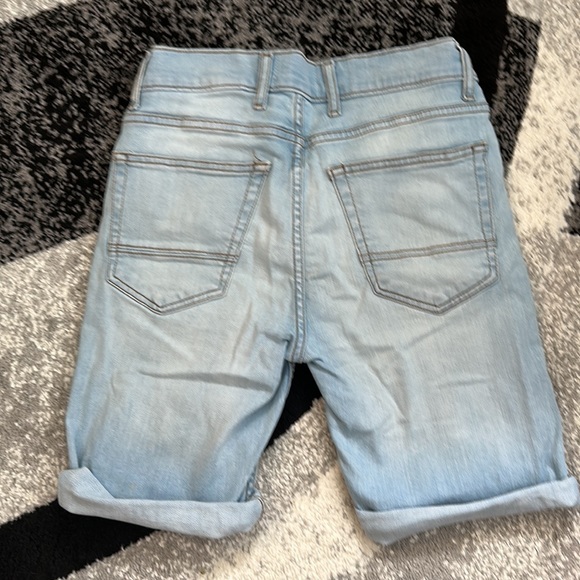 Burton Menswear Blue Denim Jean Shorts - 28” Waist - Picture 3 of 4